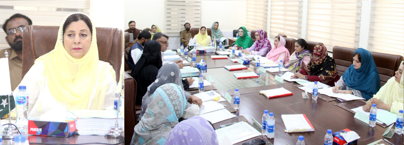 Prof. Dr. Rubina Mushtaq, Vice Chancellor SBKWU presided over the 11th meeting of the Academic Council of SBKWU on 25/6/2025 at 10:00 a.m. All the members were present during the meeting and decisions have been made accordingly.