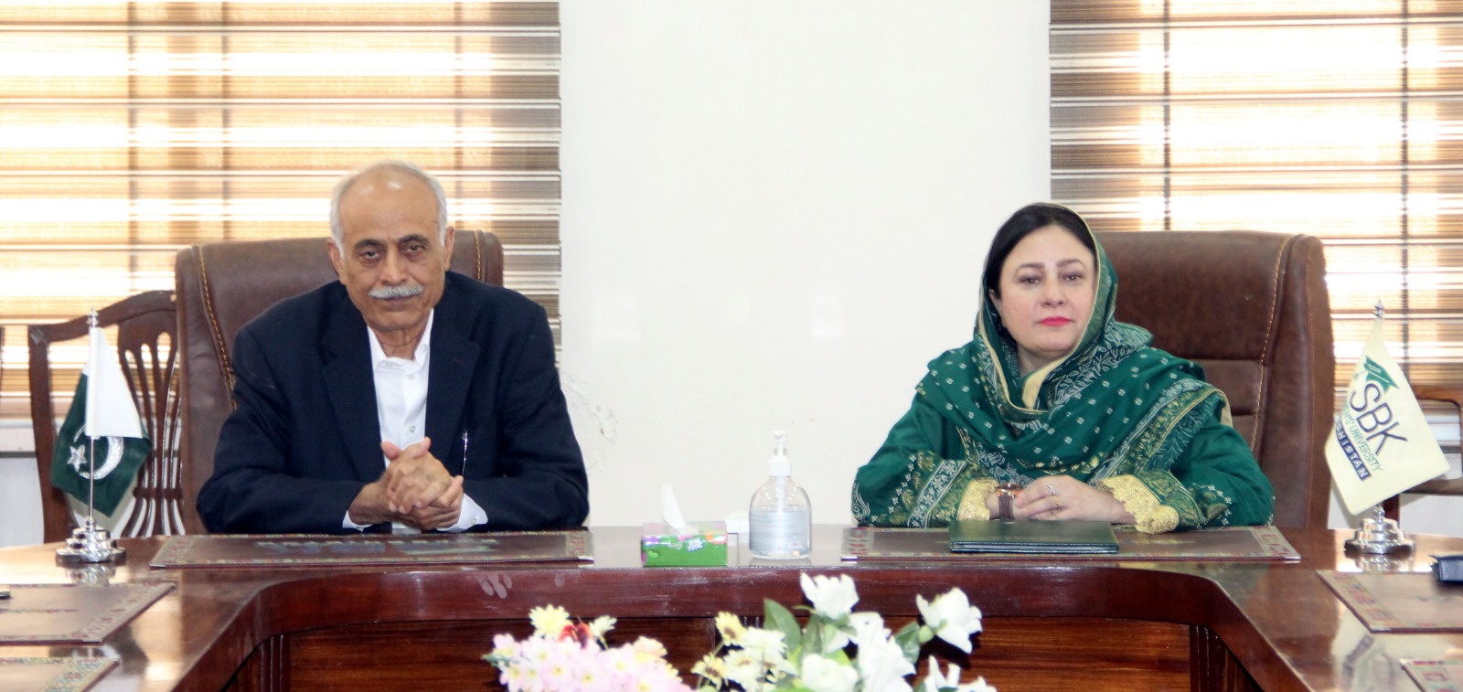 Visit of the Honorable Prof Dr. Iqrar Ahmed (VC Agriculture University Faisalabad