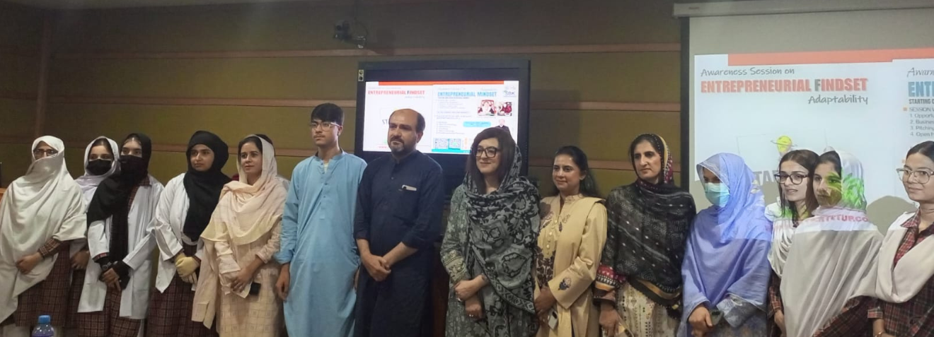 The final session of the three-day workshop on "Entrepreneurial Mindset and Adaptability" concluded on 15 June 2026 with enthusiastic participation from students and faculty of the Faculty of Life Sciences. Organized by SBKWU-BIC in collaboration with Start-it-Pakistan and SBKWU ORIC, the session focused on developing entrepreneurial skills and encouraging students to pursue innovative business ventures. University leadership reaffirmed its commitment to supporting aspiring entrepreneurs, while participants were motivated to embrace challenges, overcome fear of failure, and cultivate an entrepreneurial mindset. SBKWU-BIC also pledged to continue organizing similar initiatives to promote innovation and entrepreneurship among students.